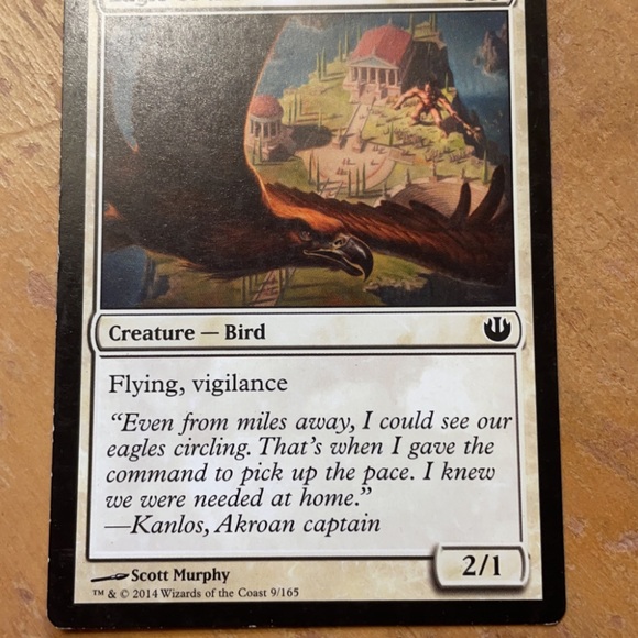 eagle of the watch 9/165 magic the gathering card - Picture 2 of 3